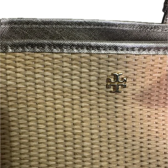 Tory Burch Raffia York Natural Straw Tote - Picture 3 of 13